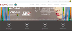 Desktop Screenshot of cromg.org.br